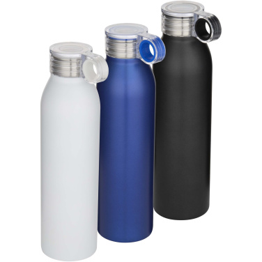 Logo trade advertising product photo of: Grom 650 ml RCS recycled stainless steel water bottle